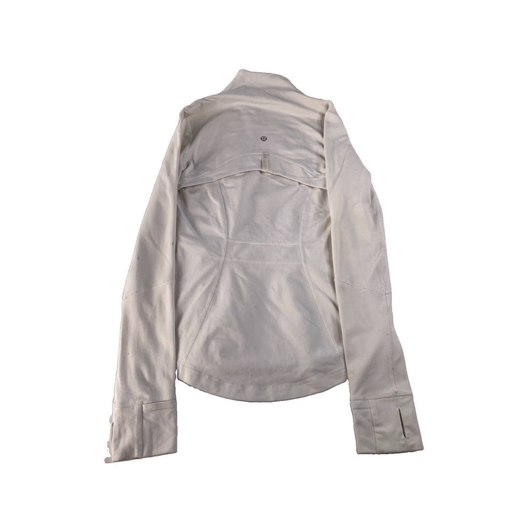 Women's Lululemon Define Full-Zip Athletic Jacket White 6