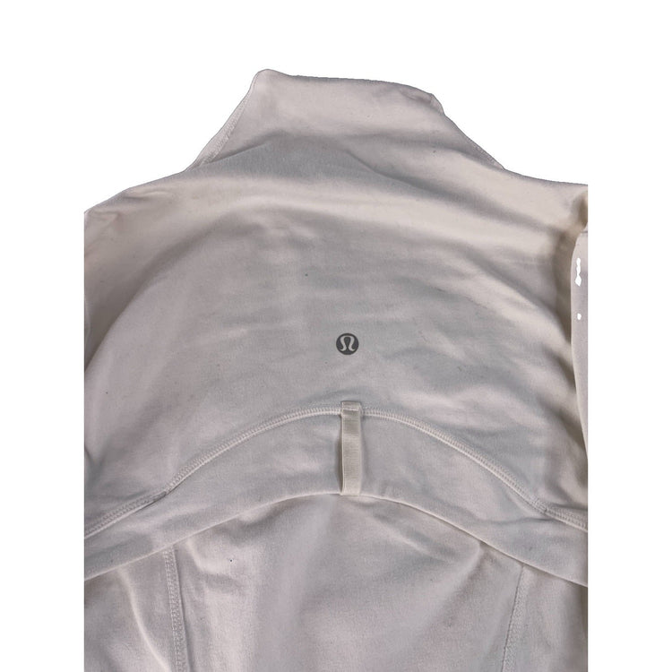 Women's Lululemon Define Full-Zip Athletic Jacket White 6