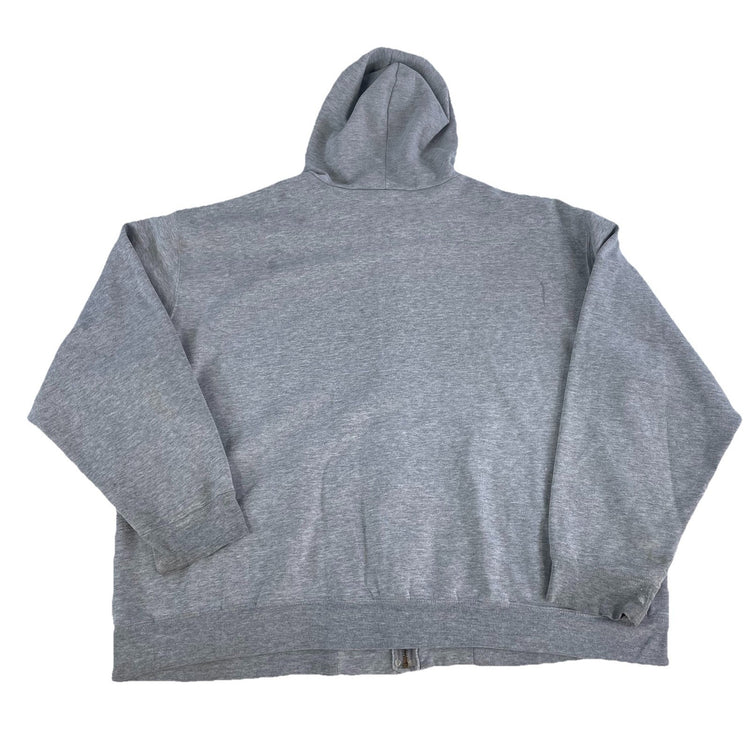 Men’s Carhartt Basic Gray Full Zip Hooded Jacket Size 4XL