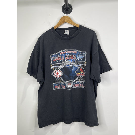 Delta MLB 2004 World Series Boston Red Sox St Louis Cardinals T-shirt Mens M