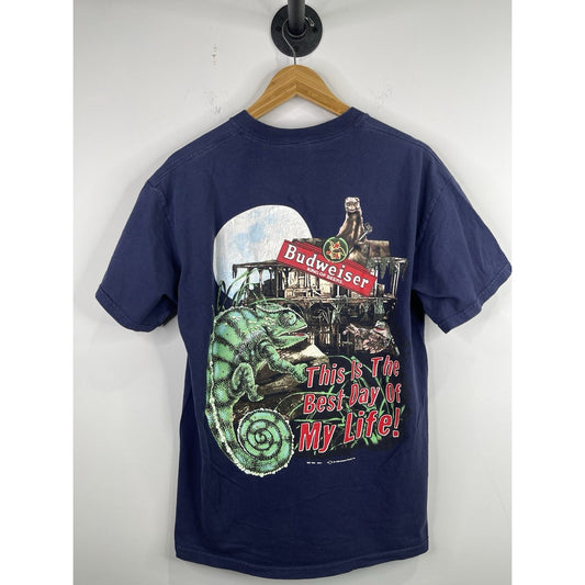 Vintage 1998 Budweiser Promo  T-shirt Size L