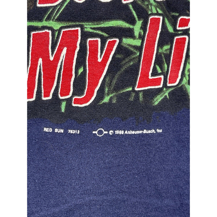 Vintage 1998 Budweiser Promo  T-shirt Size L