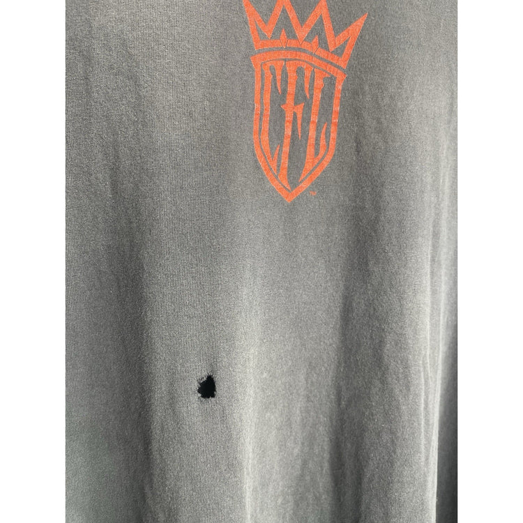 Adult VTG 90s West Coast Choppers CFL Long Sleeve Flamed Sleeves Sz XL