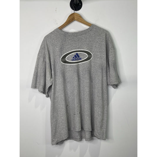 Men’s Vintage Grey Short sleeve Adidas T shirt Sz XL