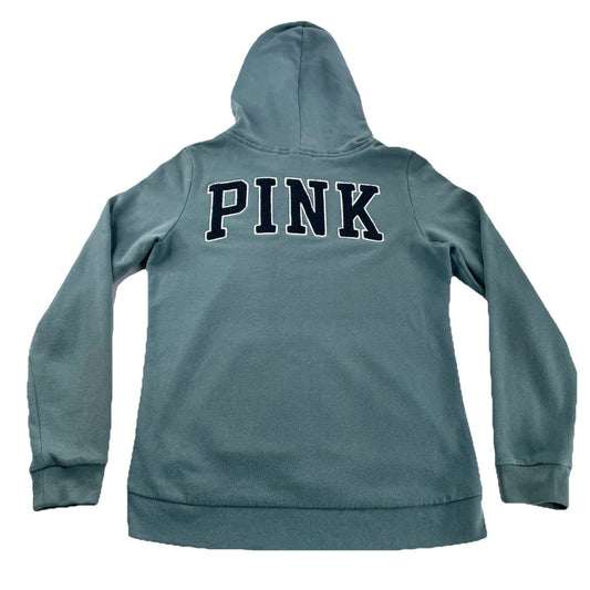 Womens Victoria’s Secret PINK Teal Zip Up Jacket Size Medium