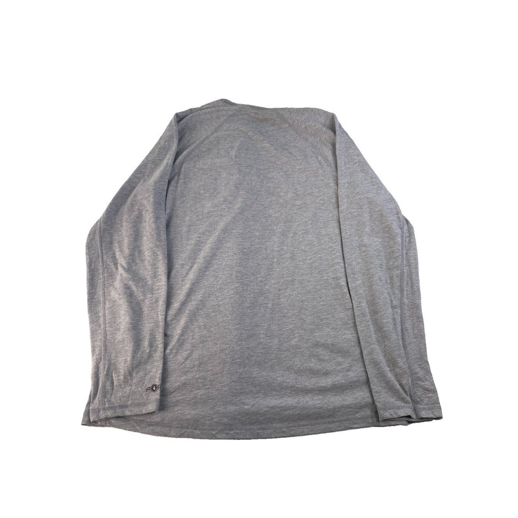 Mens Carhartt Gray Relaxed Fit Long Sleeve T Shirt Size Medium
