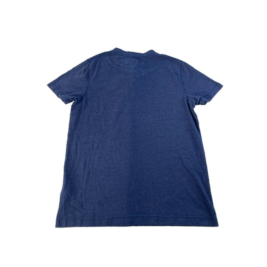 Mens Hollister Blue Short Sleeve Henley T-Shirt Size S