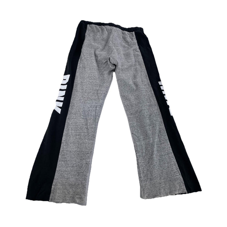 Women’s PINK Victoria Secret Gray&Black Baggy Sweatpants Size M