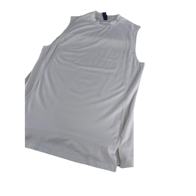 Mens Alphalete White Sleeveless Training Tank Shirt Size L