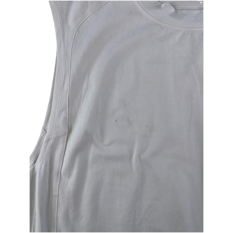 Mens Alphalete White Sleeveless Training Tank Shirt Size L