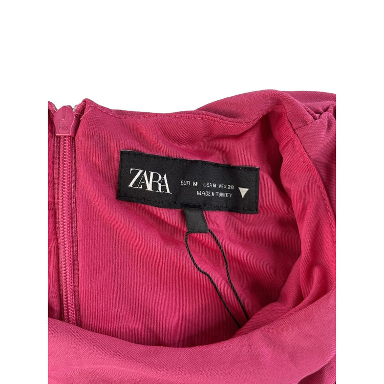 Womens Zara Pink Floor Length Dress Size Medium