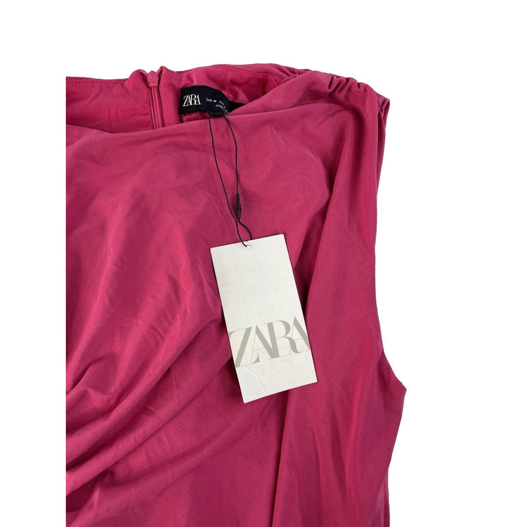 Womens Zara Pink Floor Length Dress Size Medium