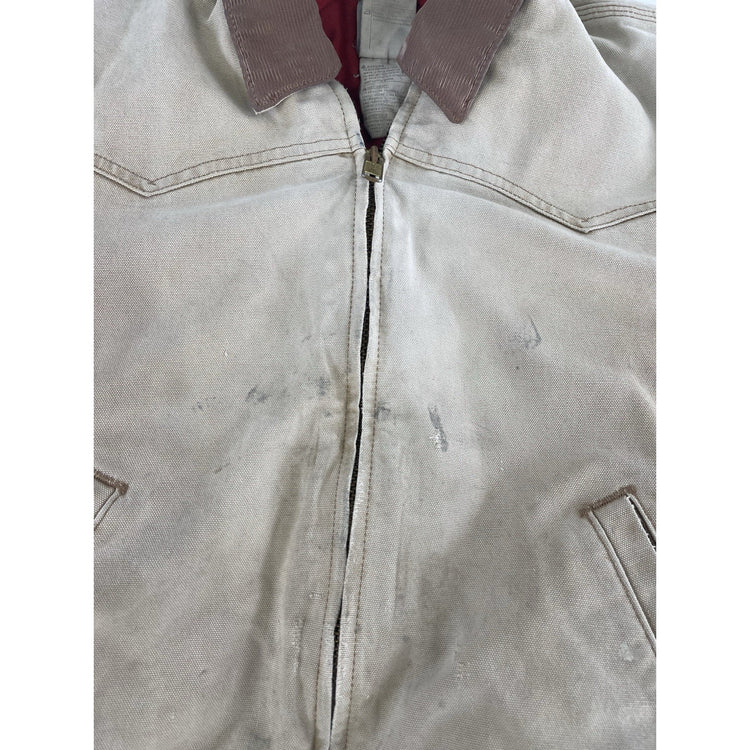Mens 90s Vintage Carhartt Southwest Trim Duck Santa De Fe Jacket Size S