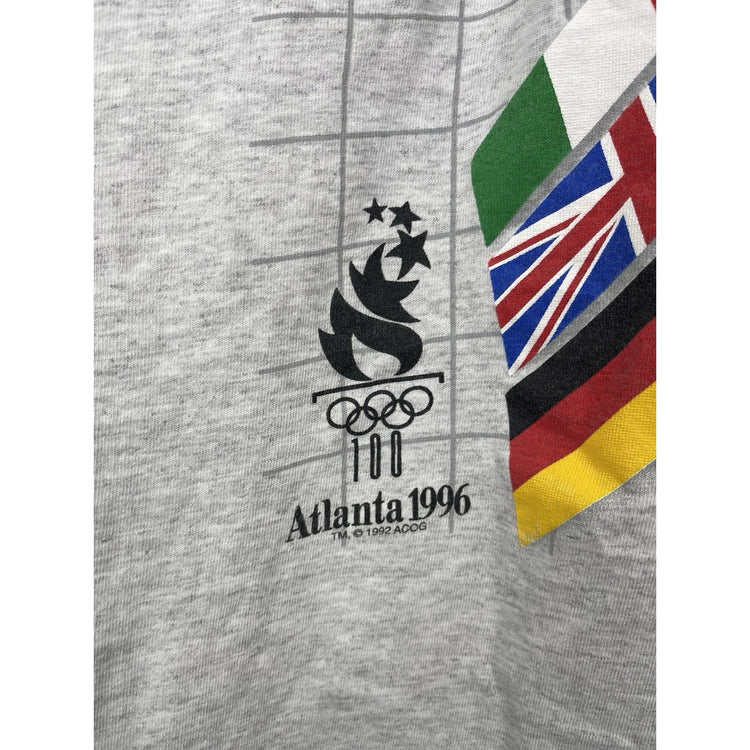 Vintage 1996 Atlanta Georgia Olympic Games XXVI Flags T-shirt Sz XL