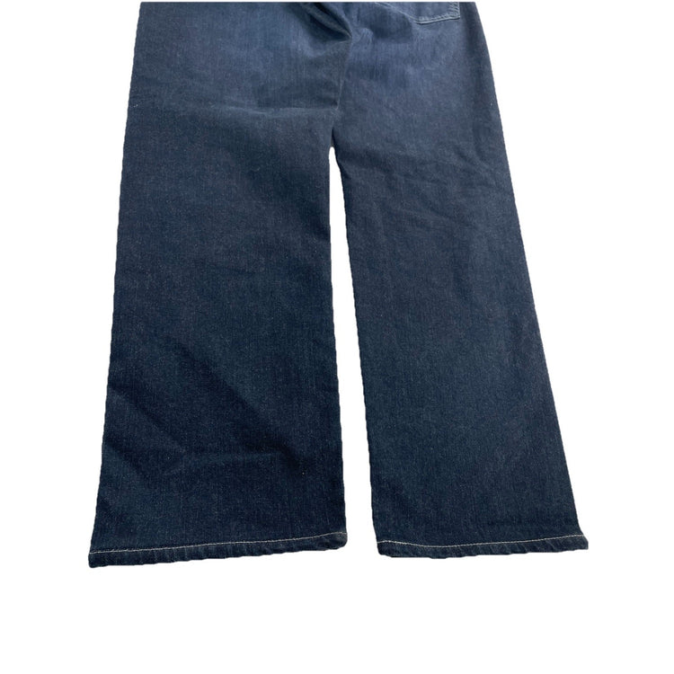 Mens Adriano Goldschmid jeans 33x32 Straight Dark Wash