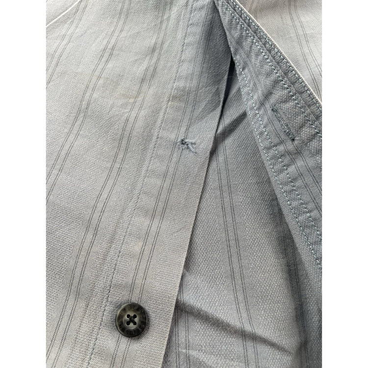 Mens Harley Davidson Motorcycle Striped SS Button-Up Casual Shirt Size M