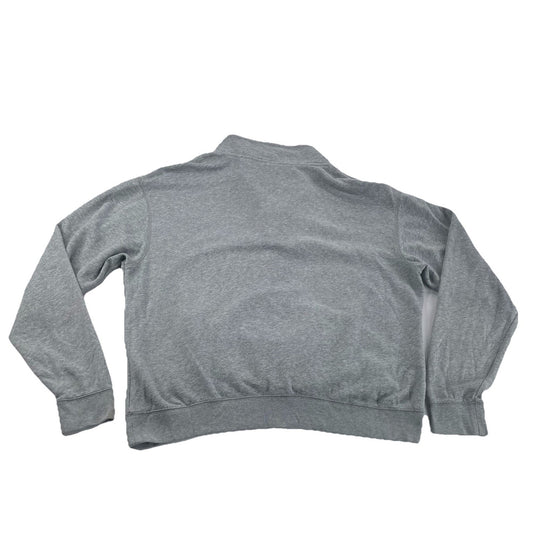 Womens Victoria Secret Gray Qaurter Zip Sweatshirt Size L