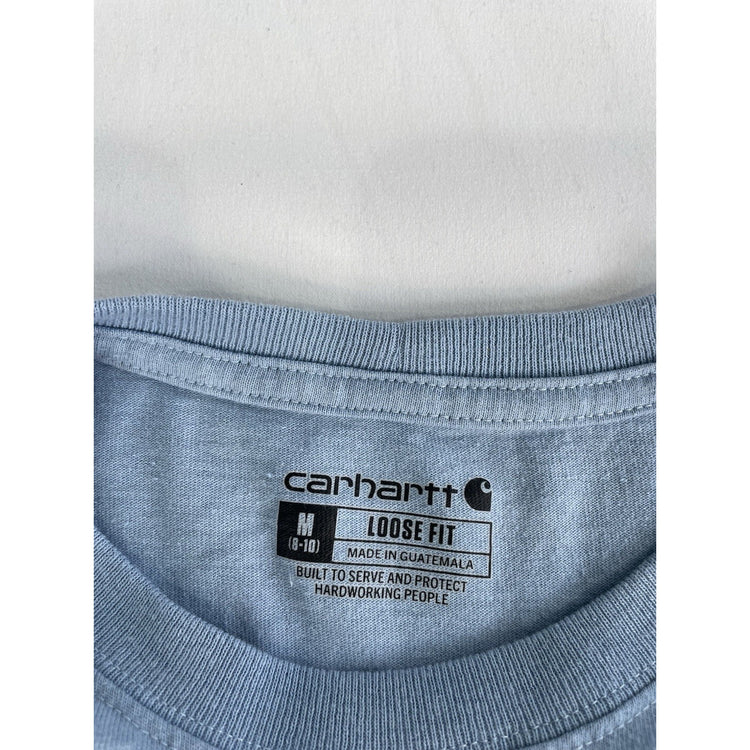 mens Carhartt Light Blue T Shirt Size Medium