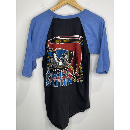 Vintage Mens 1985 The Power Station Tour Long Sleeve Sz Medium