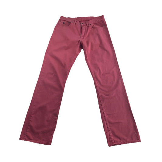 Men Polo Ralph Lauren Pink Jeans 33/32’