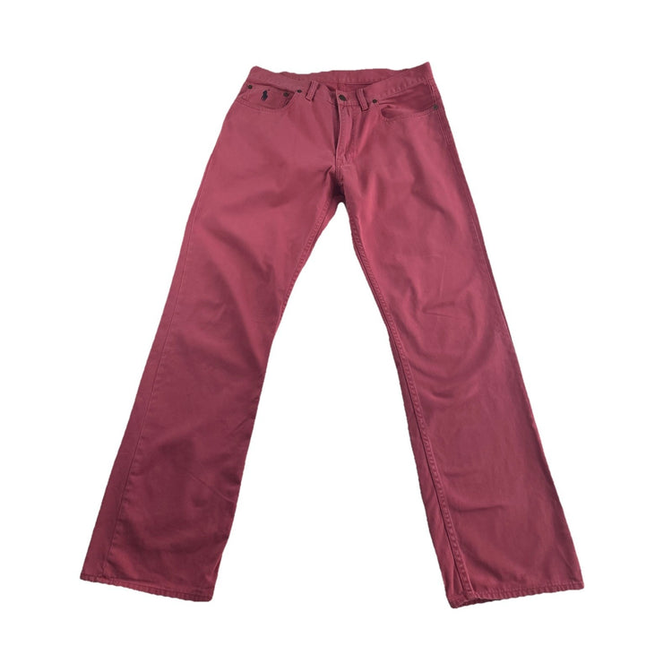 Men Polo Ralph Lauren Pink Jeans 33/32’