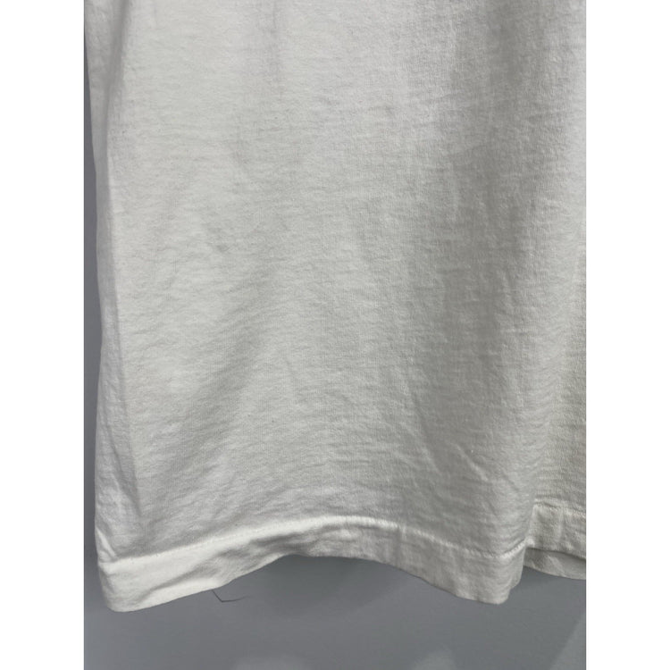 Men’s White VTG Radio Art T-shirt Oldies 94.5 FM KLDE The Beatles Tee XL