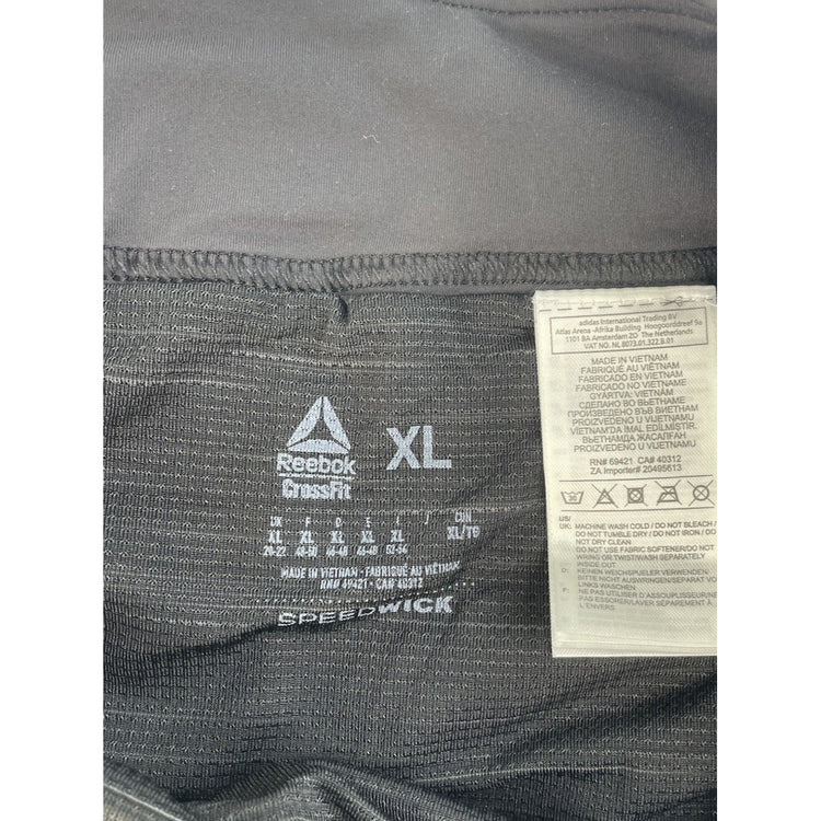 Womens Reebok CrossFit Purple Athletic Training Shorts Size XL