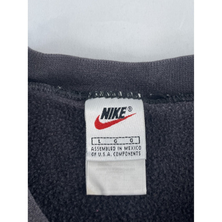 Men’s Vintage Nike Classic Black Pullover Sweatshirt Size L