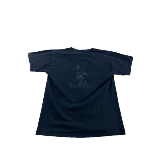 Unisex Vintage La Marca De La Obscuridad Slash Graphic Black Tee Size S