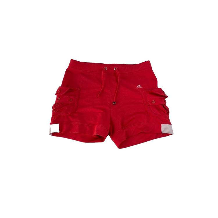 Womens Adidas Red Spandex Shorts Size Large