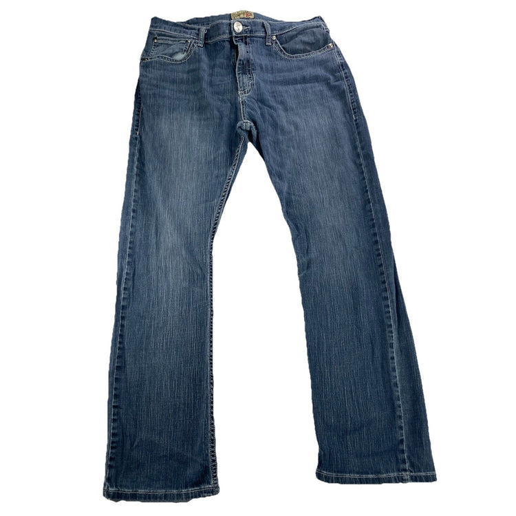 Men’s Wrangler 20X Vintage Bootcut Relaxed Blue Jeans Size 36x32