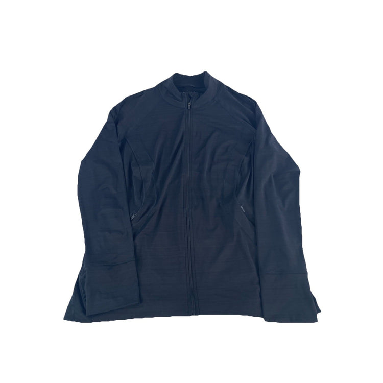 Womens Athleta Black Full Zip Athletic Jacket Size 1X