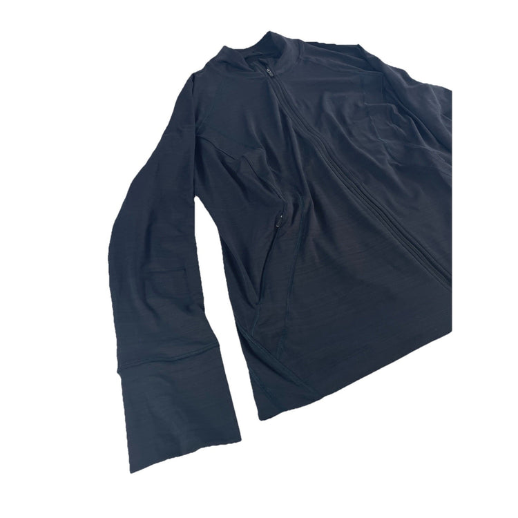 Womens Athleta Black Full Zip Athletic Jacket Size 1X