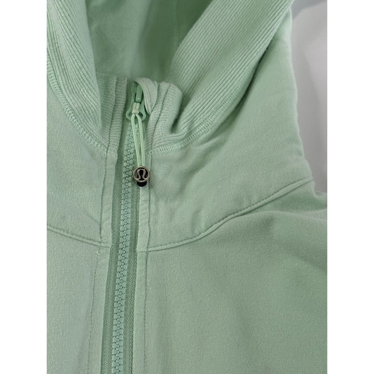 Lululemon Scuba Hoodie Size 8 Mint Green Full Zip