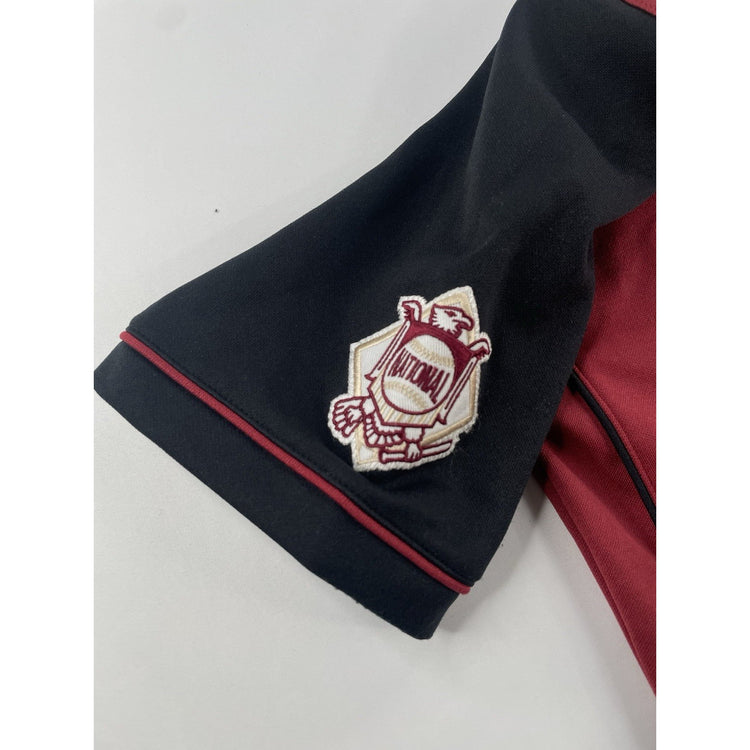 Vintage Kids Astros Jersey Button Up M Red