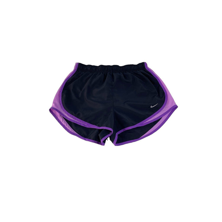 Womens Nike Black & Purple Running Shorts Size Large