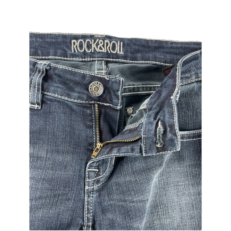 Womens Wrangler Bootcut Blue Jeans Size 31x32