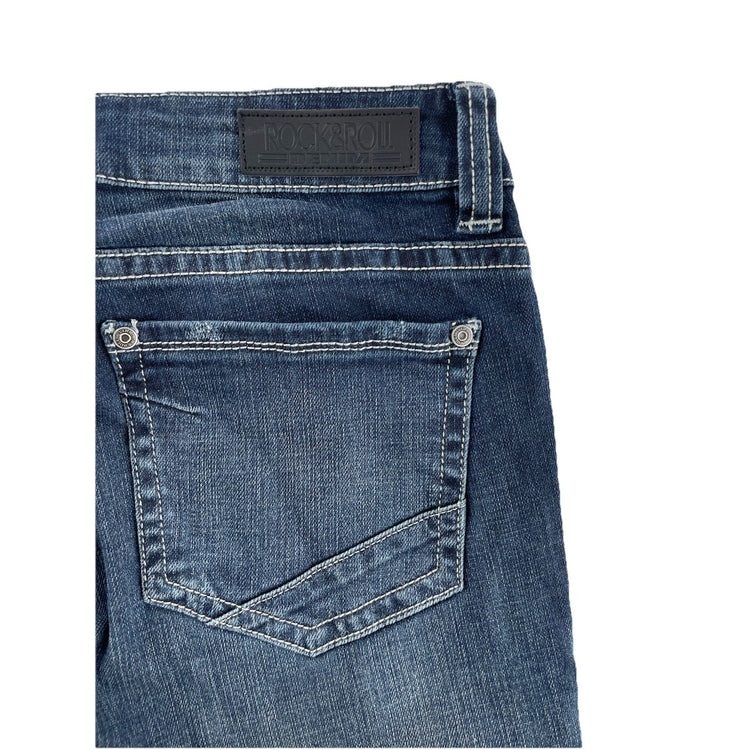 Womens Wrangler Bootcut Blue Jeans Size 31x32