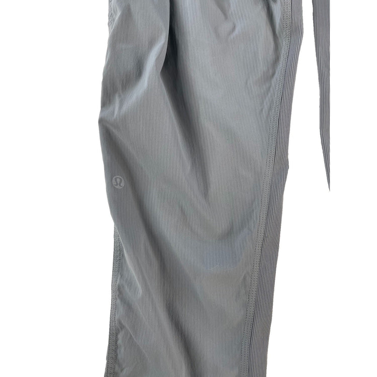 Womens Lululemon Light Gray Ruched Dance Studio Drawstring Track Pants Size S