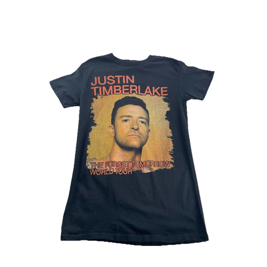 Womens Vintage Justin Timberlake The Forget Tomorrow World Tour Tee Size S