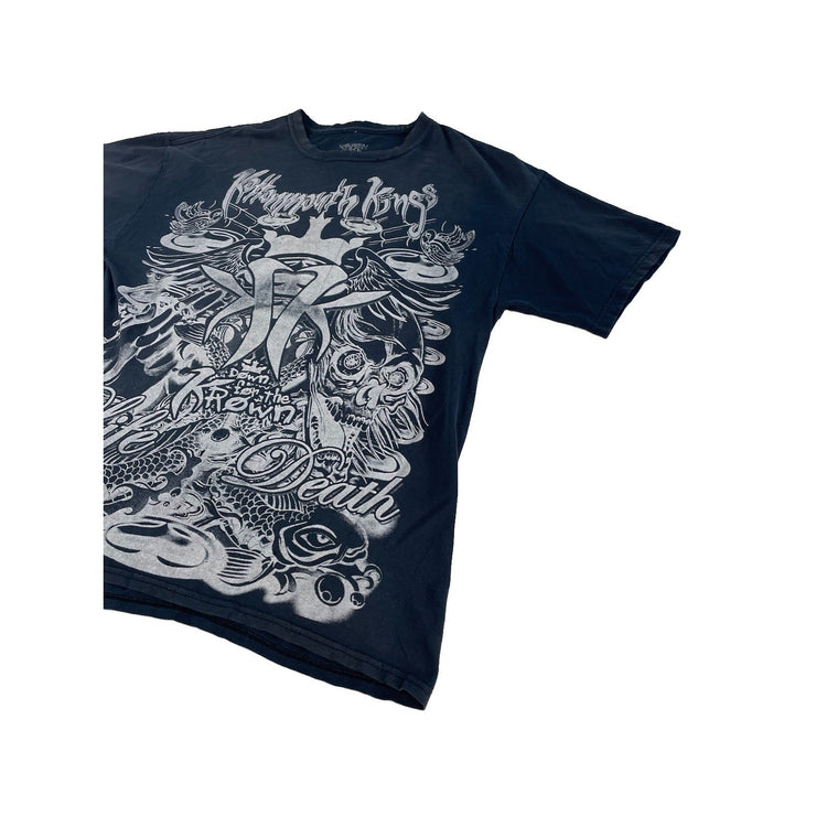 Mens Vintage Kottonmouth Kings Black Graphic T-Shirt Size Large