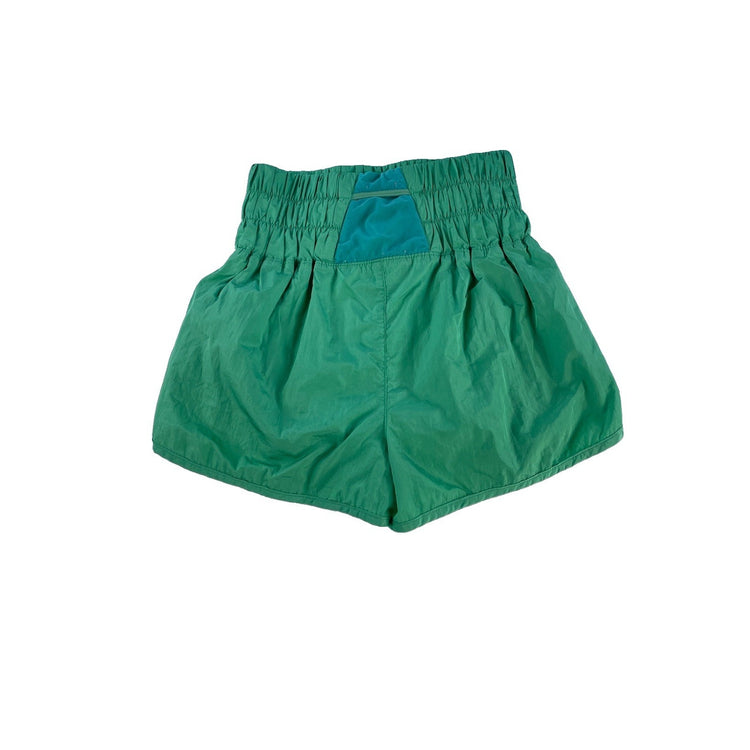 Womens Free People FP Movement Kelly Green High Rise The Way Home Shorts SIZE M