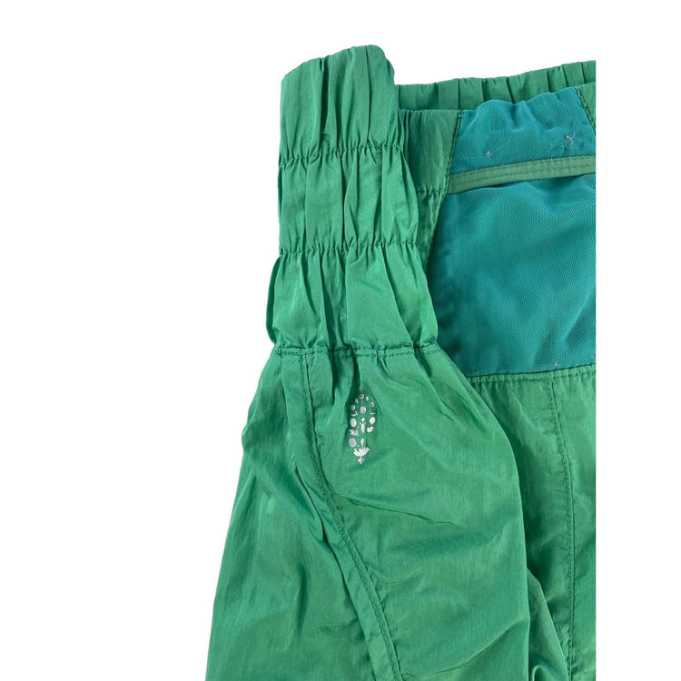 Womens Free People FP Movement Kelly Green High Rise The Way Home Shorts SIZE M