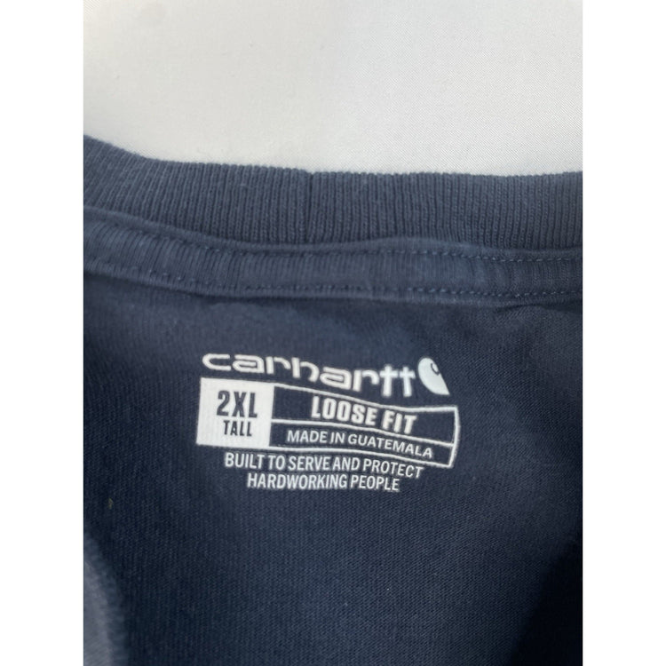 Mens Carhartt Black Loose Fit Short Sleeve T Shirt Size 2XL