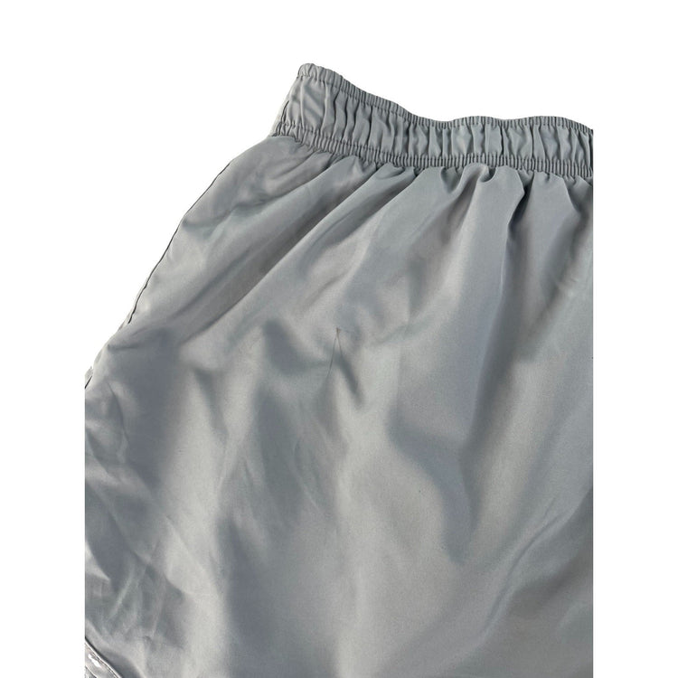 Women's Nike Dri-FIT Light Grey Athletic Running Shorts, Size L