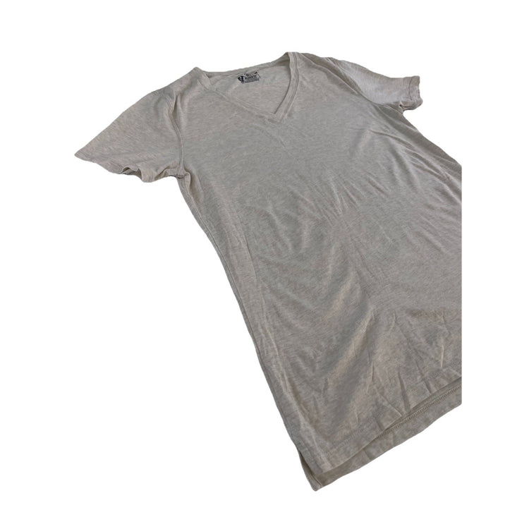 Womens Carhartt Cream Dry Fit V-Neck T-Shirt Size M