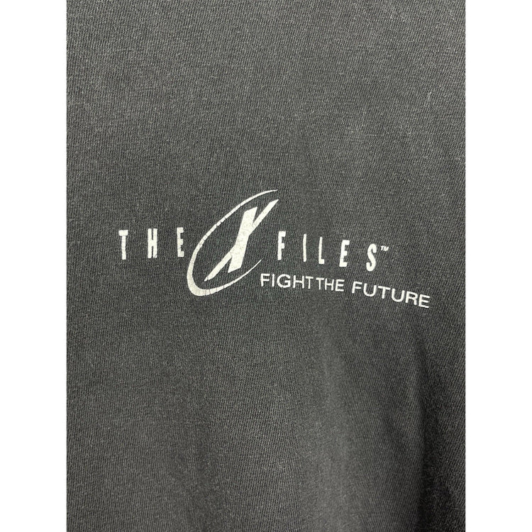 Vintage The X Files Fight The Future 1998 Faded T Shirt Movie Promo TV Faded XL