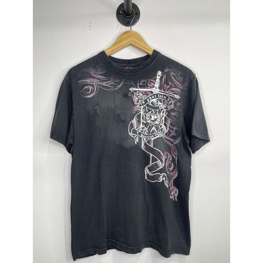 Y2k Mens Phat Classics Black T-shirt Size Medium