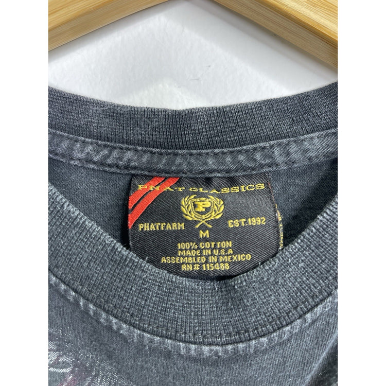 Y2k Mens Phat Classics Black T-shirt Size Medium