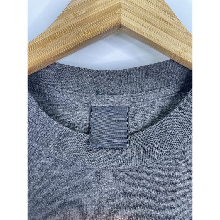 Men’s Vintage 3D Emblem “Way Of Life” Biker Gray T Shirt Sz Medium